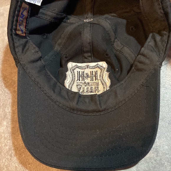 Motorcycle hat Black Adjustable - Picture 4 of 4